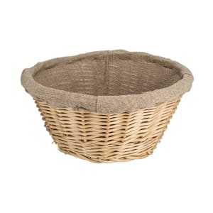 347-118510 8 1/4" Round Proofing Basket w/ 1 lb Capacity, Willow