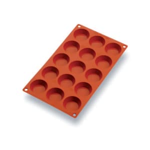 347-257925 Gastroflex® Mini Tart Mold w/ 15 Sections - Silicone