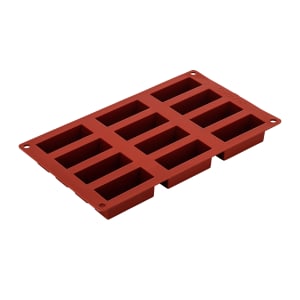 347-257985 Gastroflex® Mini Cake Mold w/ 12 Sections - Silicone