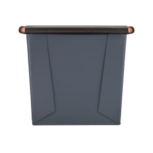347-331076 Exopan® 59 1/6 oz Bread Pan/Mold - 12"L x 3 1/6"W x 3 1/6"D, Non-Stick, Steel/Copper Wire Rolled Edg