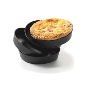 347-345109 Exoglass® 3 1/2" Round Quiche Mold - Non-Stick, Composite