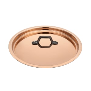 347-365020 7 7/8" Round Cookware Lid, Stainless Steel & Copper w/Cast Iron Handle on Top