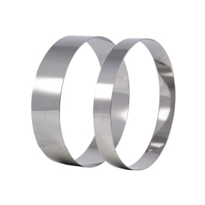 347-371803 6 1/4" Ice Cream/Cake Ring, Stainless Steel