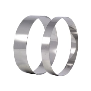 347-371807 9 1/2" Ice Cream/Cake Ring, Stainless Steel