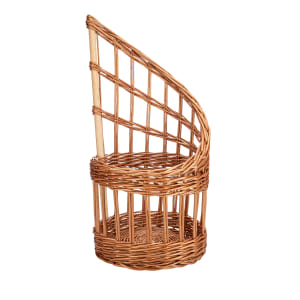 347-573421 11" Round Bread Basket, Bamboo