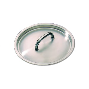 347-692024 9 1/2" Round Sauce Pan Lid, Stainless Steel w/ Welded Handle