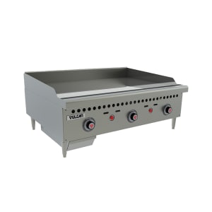 207-VCRG36MNG 36" Gas Griddle w/ Manual Controls - 1" Steel Plate, Convertible