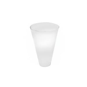 872-BHO020CLT27 3 1/2" Round Cone Basket Liner - Plastic, Clear