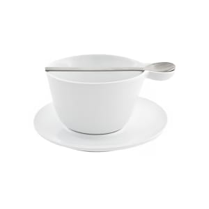 872-DCS040WHP23 6" Round Harmony™ Saucer - Porcelain, White