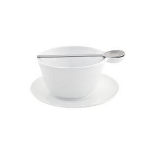 872-DCS042WHP22 7" Round Harmony™ Saucer - Porcelain, White