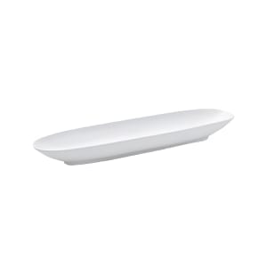872-SPT025WHP12 14" x 3 1/2" Oval Serving Bowl - Porcelain, White