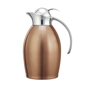 482-NIC10BSPBRG 1 liter Vacuum Carafe w/ Flip Top Lid & Stainless Liner - Rose Gold