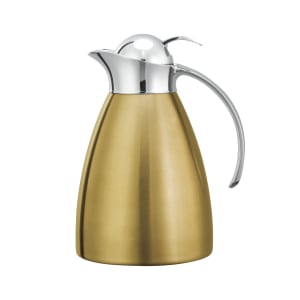 482-MAR10BSPBVG 1 liter Vacuum Carafe w/ Flip Top Lid & Stainless Liner - Vintage Gold