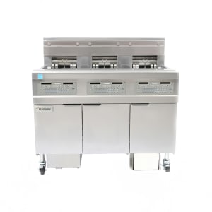 006-FPEL314CA2403 Electric Fryer - (3) 30 lb Vats, Floor Model, 240v/3ph