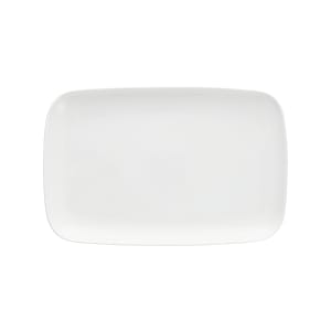 511-FFDMC806 Rectangular Modern Coupe Platter - 11 1/2" x 7 1/2", China, White