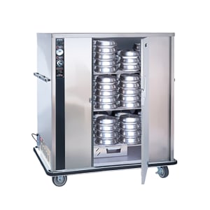 219-P120XL120 120 Plate Heated Meal Delivery Cart, 120v