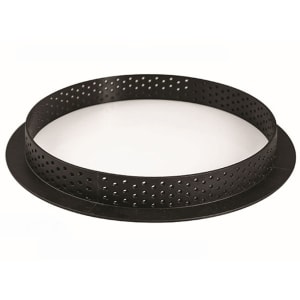 330-TARTRING19 7 1/2" Round Tart Ring - Thermoplastic Composite, Black
