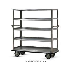 219-UC509 Queen Mary Cart - 5 Levels, 1600 lb. Capacity, Stainless, Flat Edges