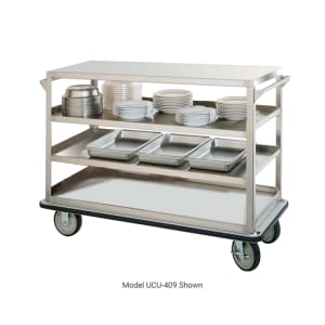 219-UC312 Queen Mary Cart - 3 Levels, 1600 lb. Capacity, Stainless, Flat Edges