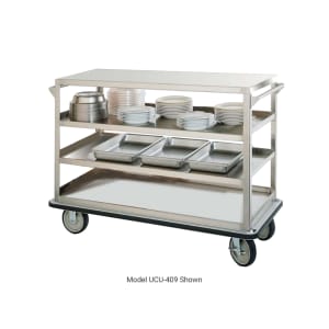 219-UC412 Queen Mary Cart - 4 Levels, 1600 lb. Capacity, Stainless, Flat Edges
