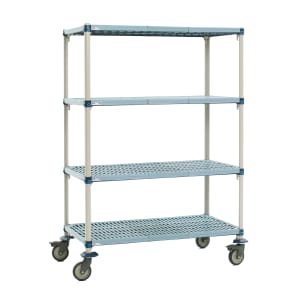 001-Q456EG3 MetroMax® Q Polymer Louvered Shelf Kit - 48"W x 21"D x 67 5/16"H