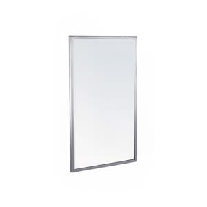 948-A24X26 Welded Frame Mirror - 24" x 36", Satin Stainless