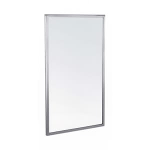 948-A18X36 Welded Frame Mirror - 18" x 36", Satin Stainless