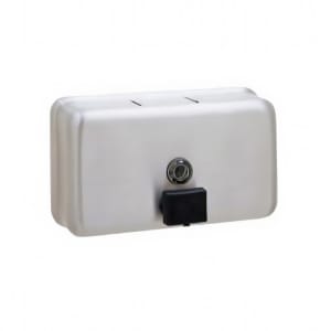 948-G58AP Wall Mounted Horizontal Soap Dispenser w/ All-Purpose Valve, Stainless