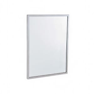 948-C18X30 Channel-Frame Mirror, 18" x 30", Galvanized Steel