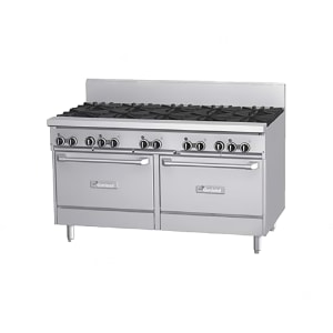 451-GF6010RRLP 60" 10 Burner Gas Range w/ (2) Standard Ovens, Liquid Propane