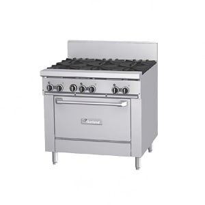 451-GF366RNG 36" 6 Burner Gas Range w/ Standard Oven, Natural Gas