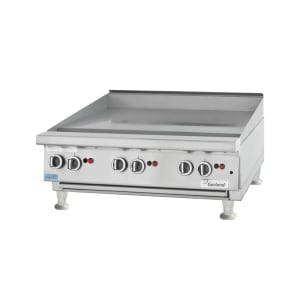 Garland GTGG48-GT48M 48&quot; Gas Griddle w/ Thermostatic Controls - 1&quot; Steel Plate, Natural Gas