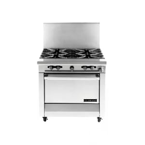 451-M44RNG 34" 4-Burner Gas Range w/ Standard Oven, Natural Gas