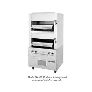 451-M110XMNG Master Series Double Broiler, Two Infrared Decks w/ Enclosed Base, Natural Gas