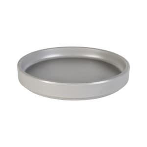 151-220266102 6" Round Melamine Low Rim Plate, Ash