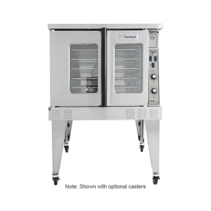 451-MCOGS10SNG Master Single Full Size Natural Gas Convection Oven - 60,000 BTU 