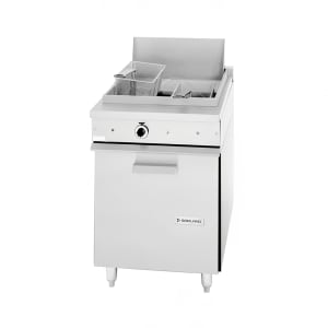 451-S68018FMEH 18" Freestanding Fry Warmer Drain Station - Bulb Type, 208v/1ph