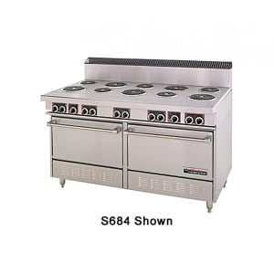 451-SS6842401 60" Sentry Series 10 Sealed Element Electric Range w/ (2) Standard Ovens, 240v/1ph