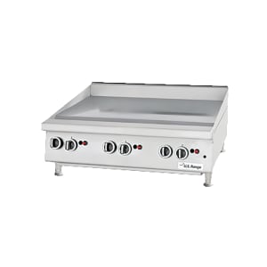 451-UTGG24GT24MNG 24" Gas Griddle w/ Thermostatic Controls - 1" Steel Plate, Natural Gas
