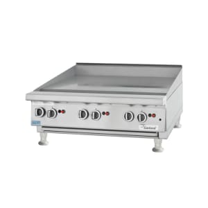 Garland UTGG48-GT48M 48&quot; Gas Griddle w/ Thermostatic Controls - 1&quot; Steel Plate, Liquid Propane