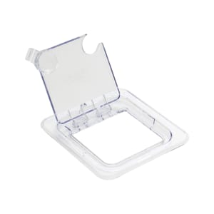 080-SP7600H Food Pan Cover, 1/6 Size, Solid, Polycarbonate, NSF