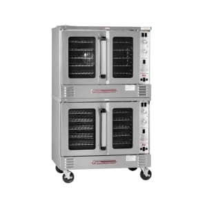 348-PCE15SSDV2083 Platinum Ventless Double Full Size Convection Oven - 7.5kW, 208v/3ph