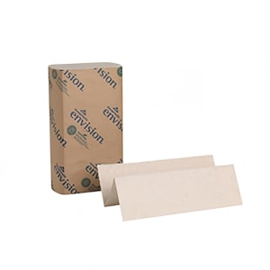 350-FJ23304 Pacific Blue Basic® Multifold Paper Towels - 250 Sheets/Pack, Brown