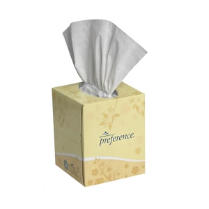 350-FJ46200 Pacific Blue Select® 2-ply Facial Tissue Box - 100 Sheets/Box, White