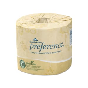 350-FJ18280 Pacific Blue Select® 2-ply Embossed Toilet Paper Roll - 550 Sheets/Roll