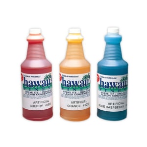 231-1372 1 qt Banana Snow Cone Syrup, Concentrated