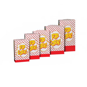 231-2063 1 to 1 3/4 oz Disposable Popcorn Boxes, 500/Case