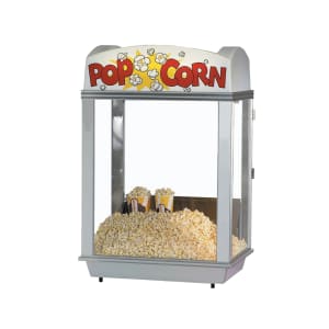 231-2016 Pop-A-Lot Popcorn Warmer w/ Illuminated Yellow Dome, 120v
