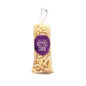 231-2021 16" Kettle Corn Bags - Poly, Clear