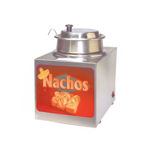 231-2365 4 qt Nacho Cheese Dipper Style Warmer - 120v